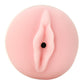 Mega Grip Squeezable Vibrating Pussy Stroker in White