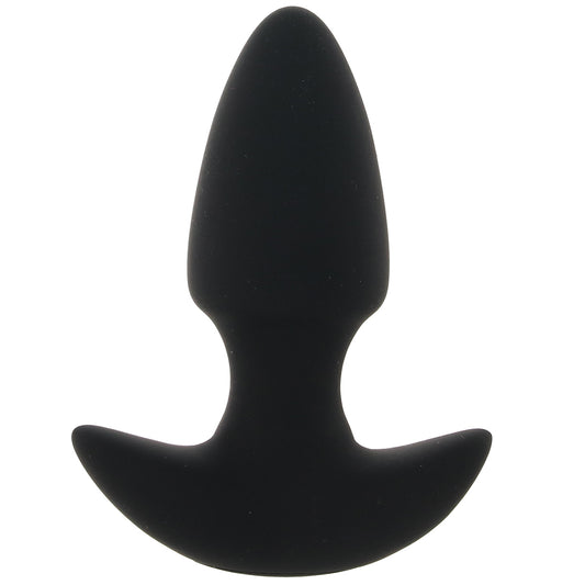 Bang! Thrusting & Vibrating Silicone Butt Plug in Black