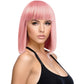 Kristen Bob Wig with Bangs in Pink