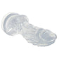 Crystal Jellies 8.5 Inch Invader Dildo in Clear