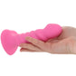 Colours 6 Inch Ribbed Remote Vibe in Pink