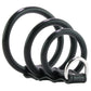 Blue Line 3 Ring Silicone Gates of Hell with Leash Lead