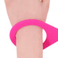 Sex & Mischief Hot Pink Silicone Cuffs in Large