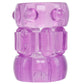Crystal Jellies Performance Cock Ring Set in Purple