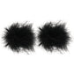 Nipple Couture Black Marabou Covers