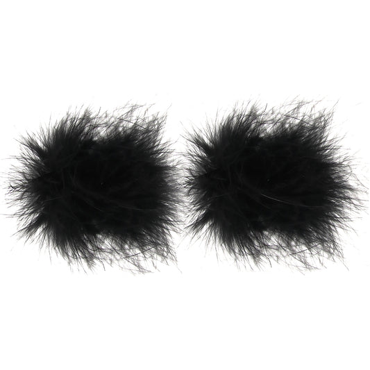 Nipple Couture Black Marabou Covers