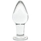 Clarity Utopian Bud Glass Butt Plug
