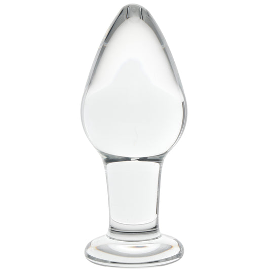 Clarity Utopian Bud Glass Butt Plug