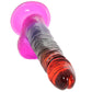 Crystal Jellies 8.5 Inch Cock & Balls Dildo in Rainbow
