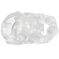 Crystal Jellies Performance Cock Ring Set in Clear