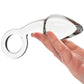 Clarity Utopian Delight Curved Glass Butt Plug