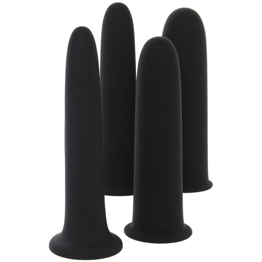 Renegade Vibrating Stackable Gliders Dilator Set in Black