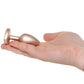 Booty Bling Gold Metal Jewelled Butt Plug in Small