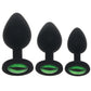 Creature Cocks Creature Eyes Silicone Butt Plug Set