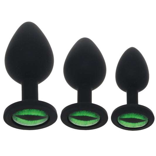 Creature Cocks Creature Eyes Silicone Butt Plug Set