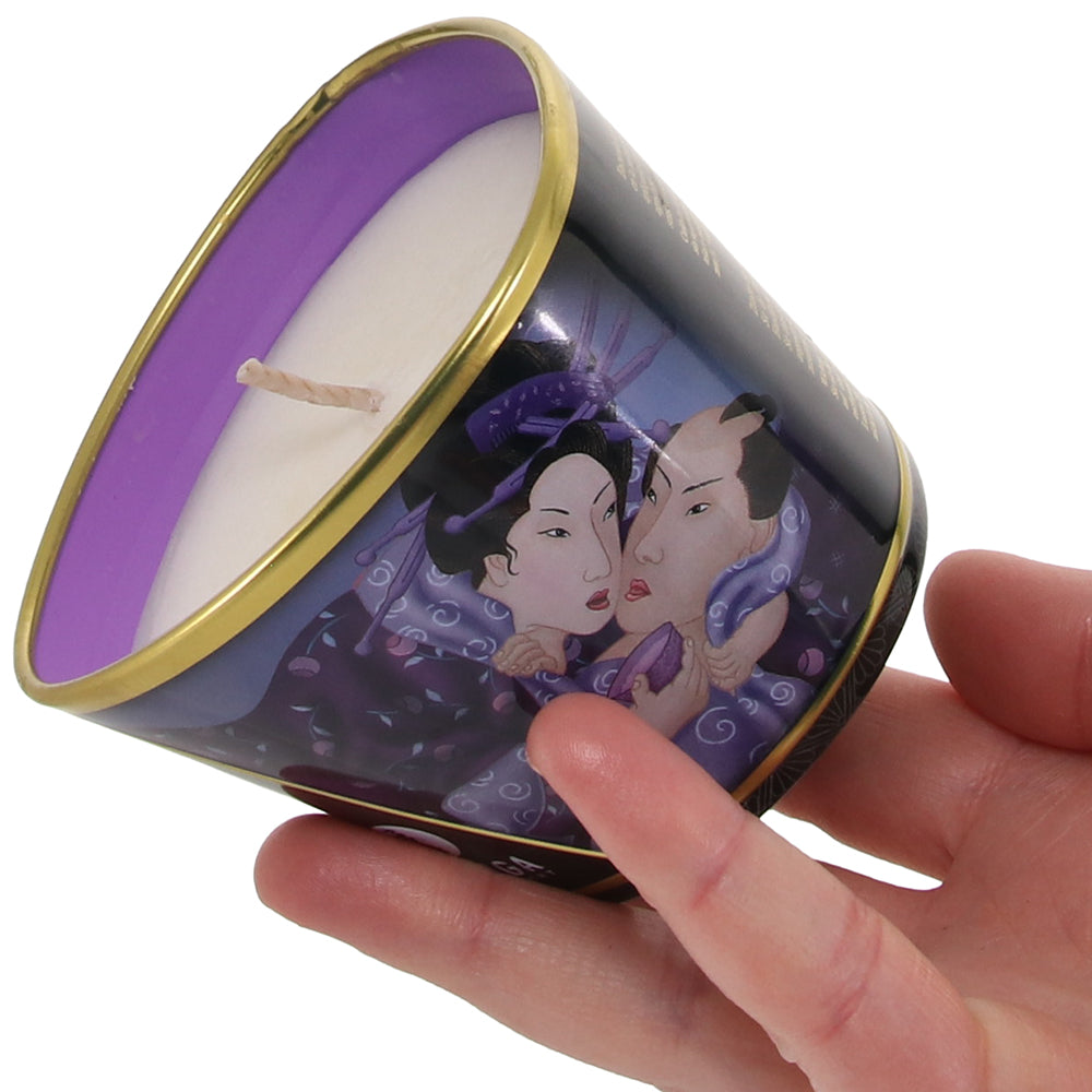 3-in-1 Massage Heart Candle 4oz/113g in Bottom's Up