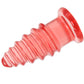 Crystal Jellies 5 Inch Anal Twist Butt Plug in Pink
