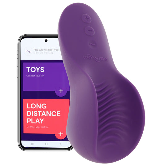 We-Vibe Shared Touch Couples Grinding Vibrator in Purple