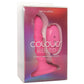 Colours 5 Inch Ribbed Remote Vibe in Pink