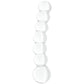 Clarity Celestial Orb Beaded Glass Dildo