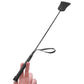 Leather Foot Riding Crop in Black