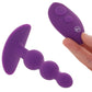 A-Play Beaded 5.5 Inch Anal Vibe in Purple