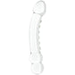 Clarity Celestial Ridge Double-Ended Glass Dildo