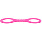 Sex & Mischief Hot Pink Silicone Cuffs in Small