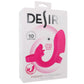 Desire Clitoral & G-Spot Finger Vibe in Pink