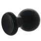 The Classic Large Round Butt Plug in Black