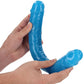 RealRock Glow In The Dark 15 Inch Double Dildo in Blue