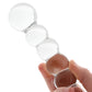 Clarity Celestial Orb Beaded Glass Dildo