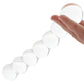 Clarity Celestial Orb Beaded Glass Dildo