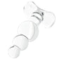Clarity Utopian Reverie Beaded Glass Butt Plug