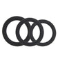 LEVELZ 3 Piece Classic Cock Ring Set in XS-M
