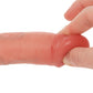 RealRock 6 Inch Dual Density Vibrating Dildo in Light