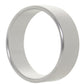 Rock Solid The Brushed Alloy Cock Ring in Large