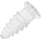 Crystal Jellies 5 Inch Anal Twist Butt Plug in Clear