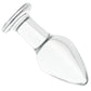 Clarity Utopian Bud Glass Butt Plug
