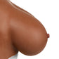 Master Series Perky Pair G-Cup Silicone Breasts in Dark