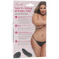 Black Lace G-String & Panty Vibe XL