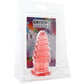 Crystal Jellies 5 Inch Anal Twist Butt Plug in Pink