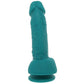 Declan 6.5 Inch Silicone Dildo in Green
