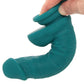 Declan 6.5 Inch Silicone Dildo in Green