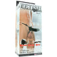 Extreme 7 Inch Silicone Hollow Strap-On in Black