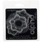Alpha Liquid Silicone Endurance 3 Piece Cock Ring Set