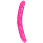 RealRock Glow In The Dark 15 Inch Double Dildo in Pink