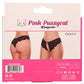 Pink Pussycat Black Lace Crotchless Panties