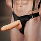 Master Series Magnum 9 Inch Hollow Dildo and Harness
