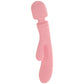 Satisfyer Triple Lover Rabbit Wand Hybrid Vibe in Pink